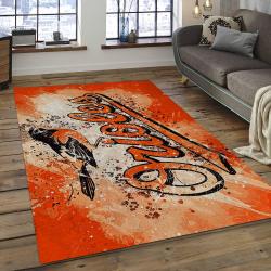 MLB Baltimore Orioles Baseball Team Logo Rectangle Area BO15