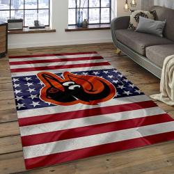 MLB Baltimore Orioles Baseball Team Logo Rectangle Area BO16