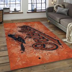 MLB Baltimore Orioles Baseball Team Logo Rectangle Area BO17