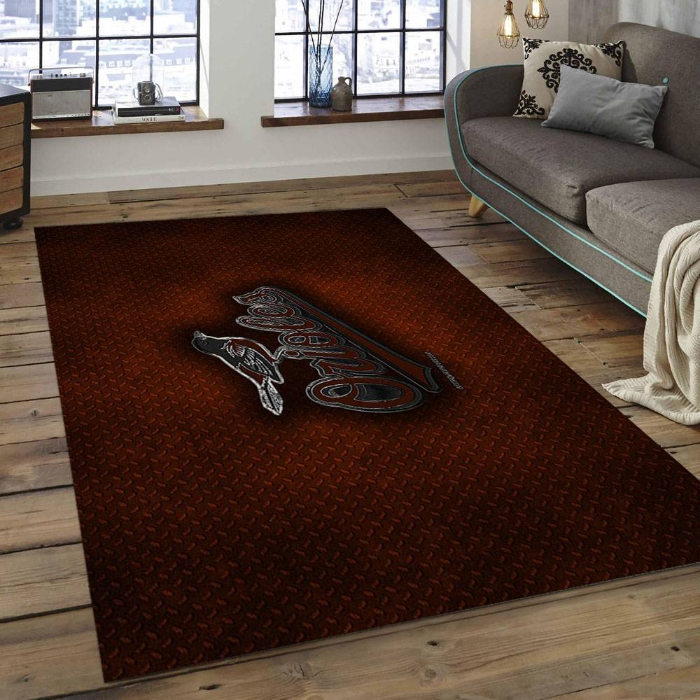 MLB Baltimore Orioles Baseball Team Logo Rectangle Area BO18