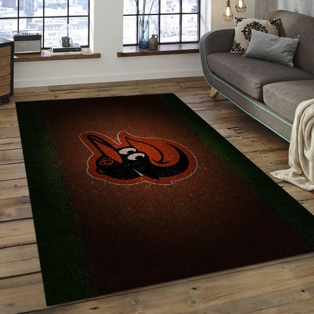 MLB Baltimore Orioles Baseball Team Logo Rectangle Area BO23