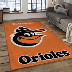 MLB Baltimore Orioles Baseball Team Logo Rectangle Area BO26