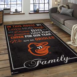 MLB Baltimore Orioles Baseball Team Logo Rectangle Area BO30