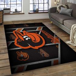 MLB Baltimore Orioles Baseball Team Logo Rectangle Area BO31