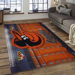 MLB Baltimore Orioles Baseball Team Logo Rectangle Area BO32