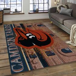 MLB Baltimore Orioles Baseball Team Logo Rectangle Area BO33