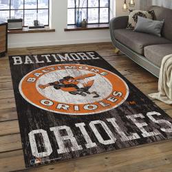 MLB Baltimore Orioles Baseball Team Logo Rectangle Area BO36