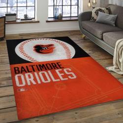 MLB Baltimore Orioles Baseball Team Logo Rectangle Area BO45