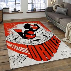 MLB Baltimore Orioles Baseball Team Logo Rectangle Area BO51