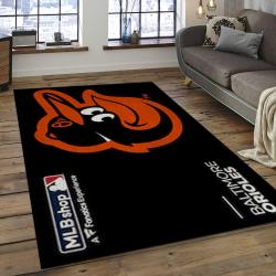 MLB Baltimore Orioles Baseball Team Logo Rectangle Area BO52