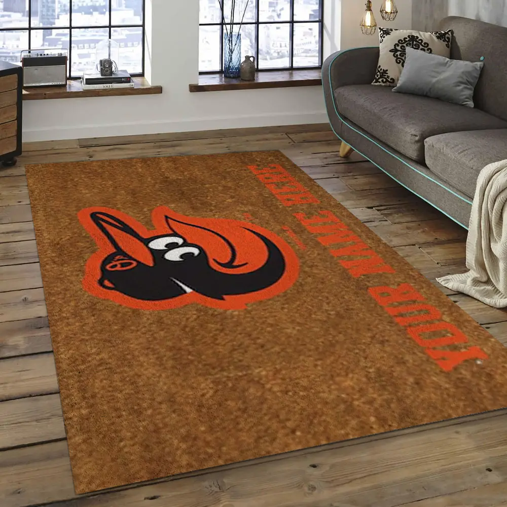 MLB Baltimore Orioles Baseball Team Logo Rectangle Area BO53