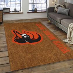 MLB Baltimore Orioles Baseball Team Logo Rectangle Area BO53