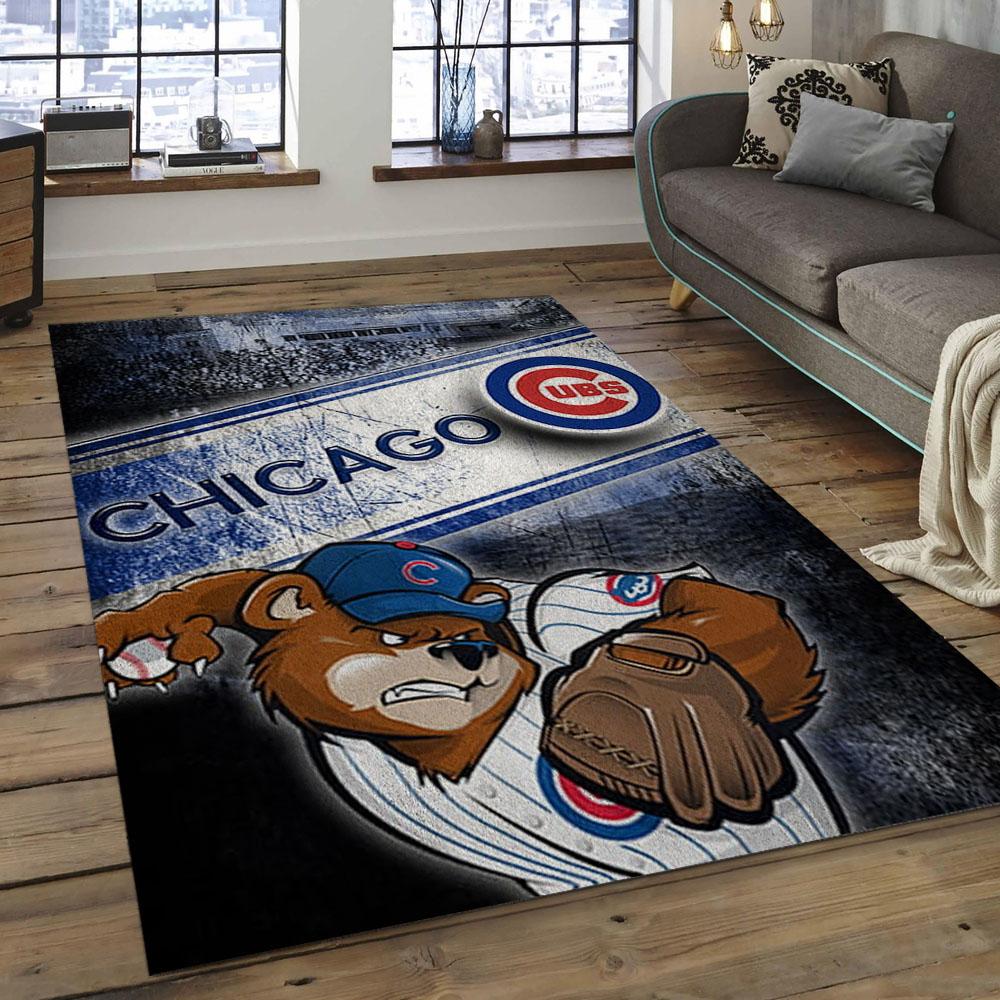 MLB Chicago Cubs Baseball Team Logo Rectangle Area CC02