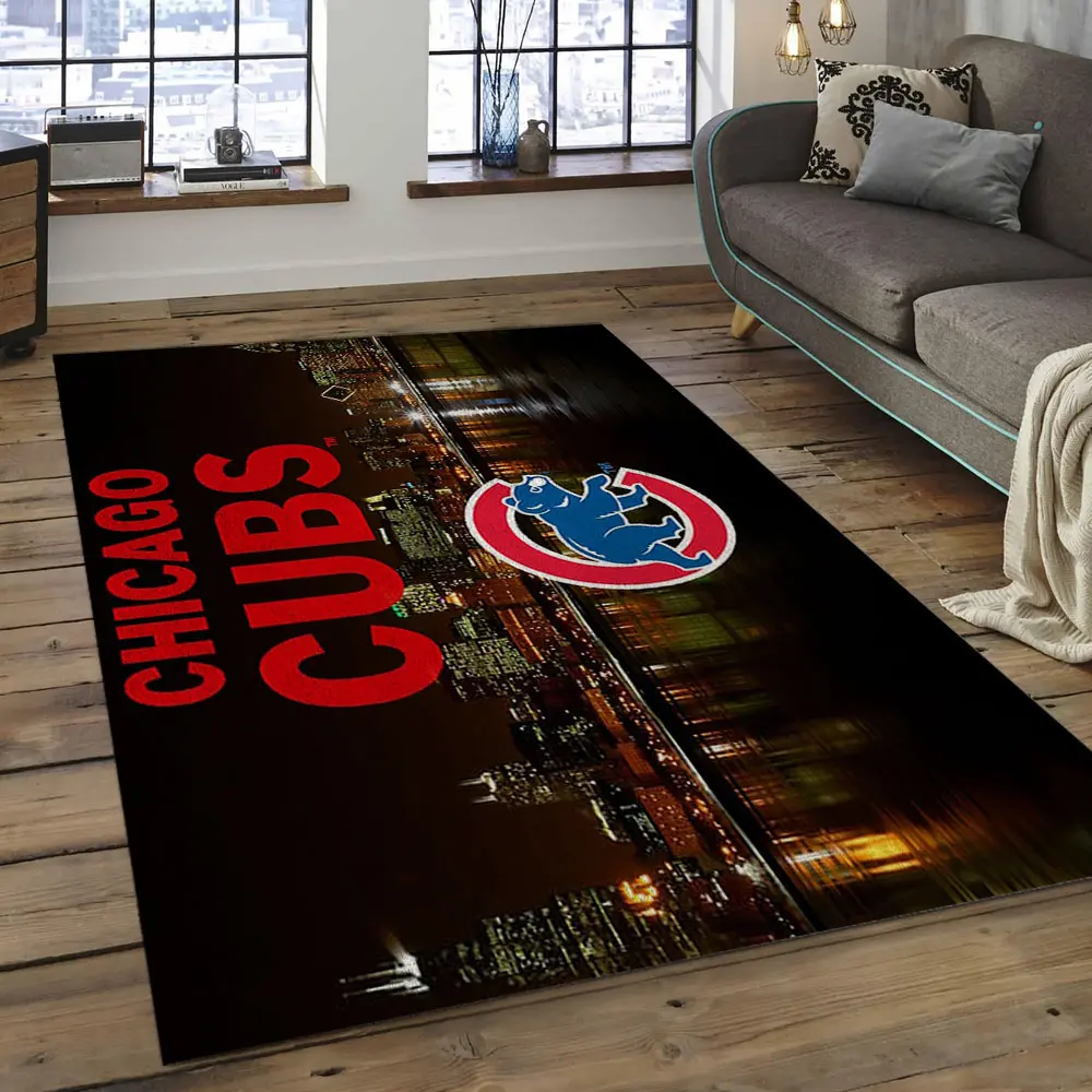 MLB Chicago Cubs Baseball Team Logo Rectangle Area CC15