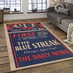 MLB Chicago Cubs Baseball Team Logo Rectangle Area CC20