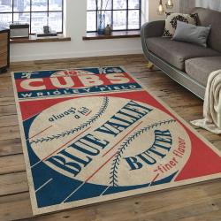 MLB Chicago Cubs Baseball Team Logo Rectangle Area CC22