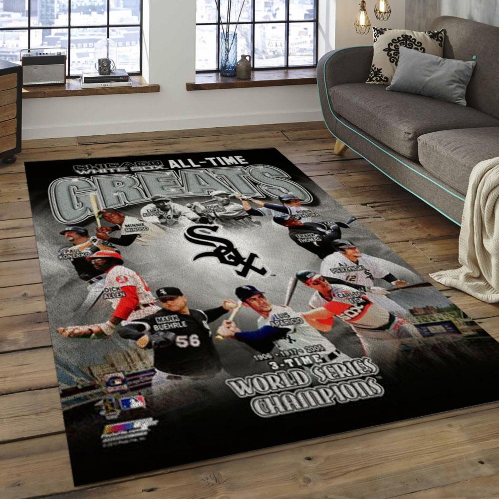 MLB Chicago White Sox Baseball Team Logo Rectangle Area CWS24