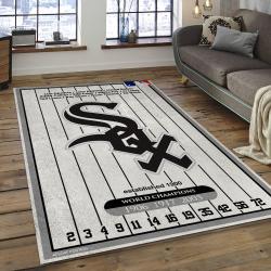 MLB Chicago White Sox Baseball Team Logo Rectangle Area CWS25
