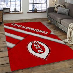 MLB Cincinnati Reds Baseball Team Logo Rectangle Area CR04