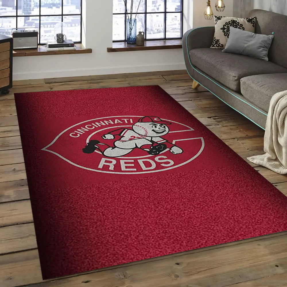 MLB Cincinnati Reds Baseball Team Logo Rectangle Area CR05