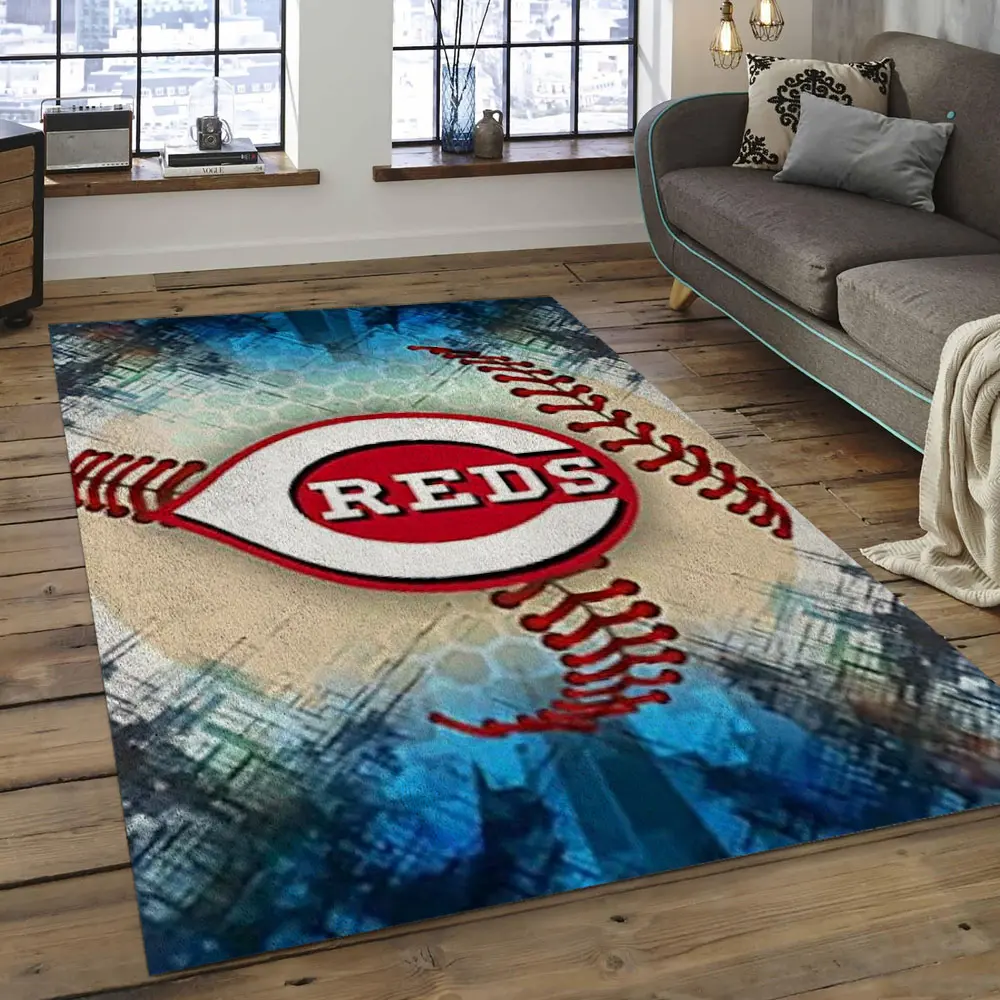 MLB Cincinnati Reds Baseball Team Logo Rectangle Area CR12