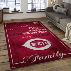 MLB Cincinnati Reds Baseball Team Logo Rectangle Area CR14