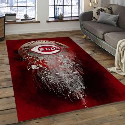 MLB Cincinnati Reds Baseball Team Logo Rectangle Area CR18
