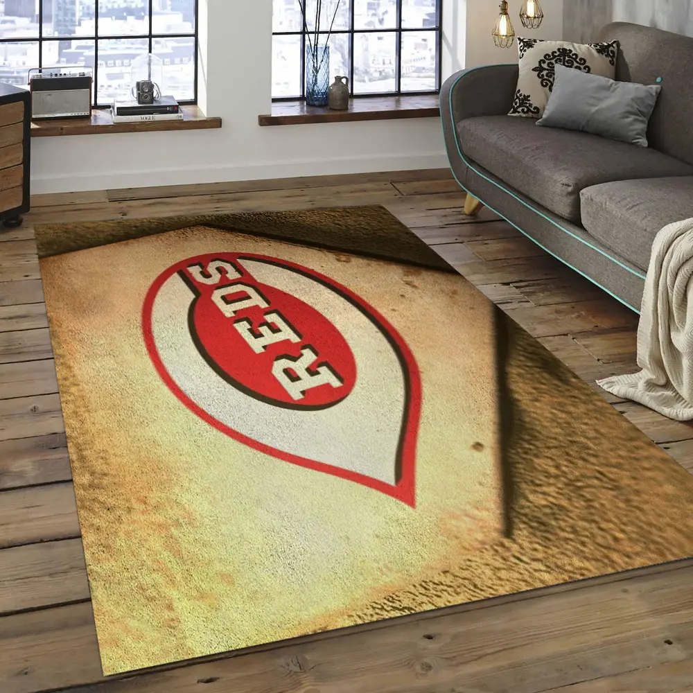 MLB Cincinnati Reds Baseball Team Logo Rectangle Area CR26