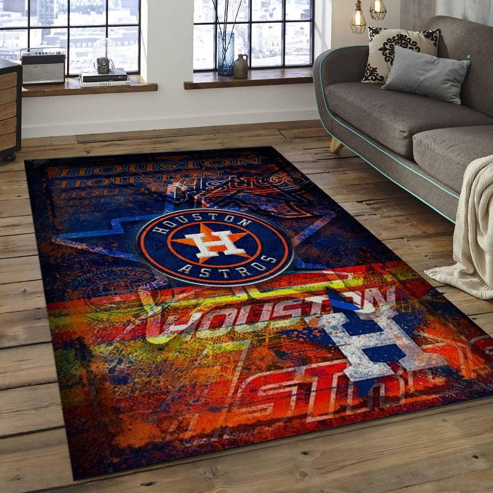 MLB Houston Astros Baseball Team Logo Rectangle Area HA42