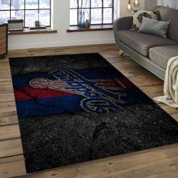 MLB Los Angeles Dodgers Baseball Team Logo Rectangle Area LAD03