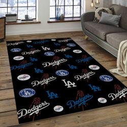 MLB Los Angeles Dodgers Baseball Team Logo Rectangle Area LAD05