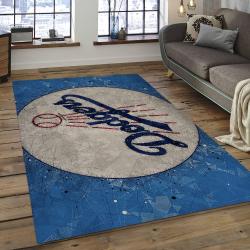MLB Los Angeles Dodgers Baseball Team Logo Rectangle Area LAD13
