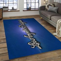 MLB Los Angeles Dodgers Baseball Team Logo Rectangle Area LAD14