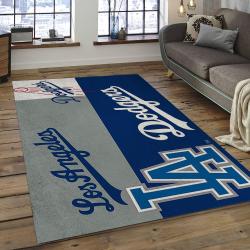 MLB Los Angeles Dodgers Baseball Team Logo Rectangle Area LAD15