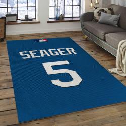 MLB Los Angeles Dodgers Baseball Team Logo Rectangle Area LAD20