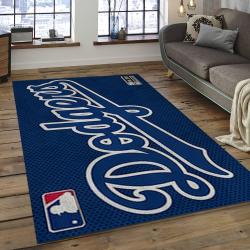 MLB Los Angeles Dodgers Baseball Team Logo Rectangle Area LAD24