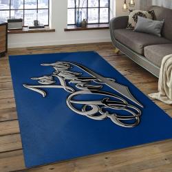 MLB Los Angeles Dodgers Baseball Team Logo Rectangle Area LAD25