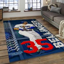 MLB Los Angeles Dodgers Baseball Team Logo Rectangle Area LAD27