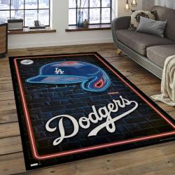 MLB Los Angeles Dodgers Baseball Team Logo Rectangle Area LAD32