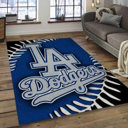 MLB Los Angeles Dodgers Baseball Team Logo Rectangle Area LAD34