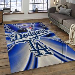 MLB Los Angeles Dodgers Baseball Team Logo Rectangle Area LAD35
