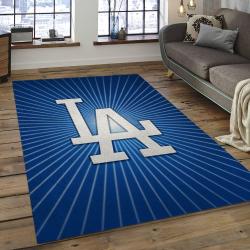MLB Los Angeles Dodgers Baseball Team Logo Rectangle Area LAD36