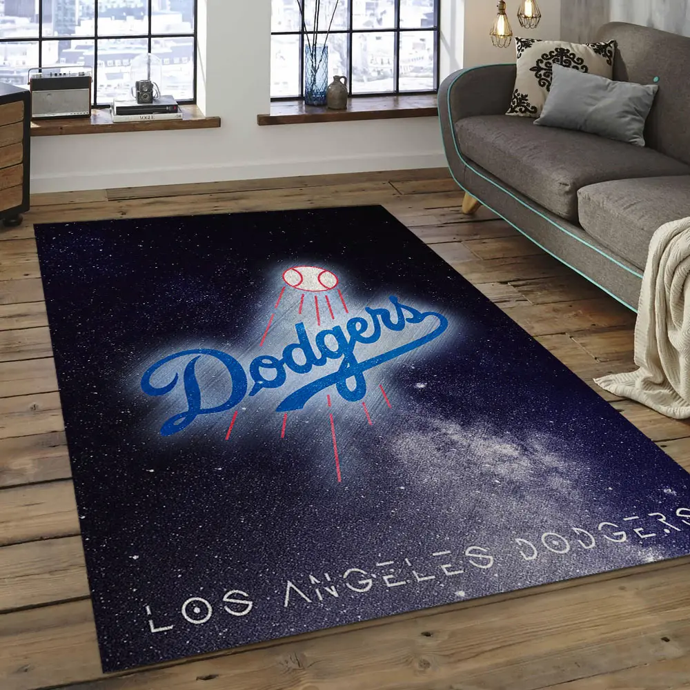 MLB Los Angeles Dodgers Baseball Team Logo Rectangle Area LAD38