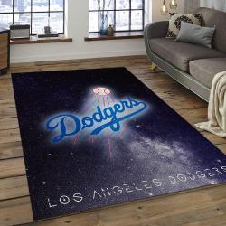 MLB Los Angeles Dodgers Baseball Team Logo Rectangle Area LAD38