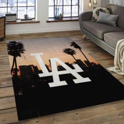 MLB Los Angeles Dodgers Baseball Team Logo Rectangle Area LAD43