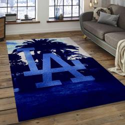 MLB Los Angeles Dodgers Baseball Team Logo Rectangle Area LAD44