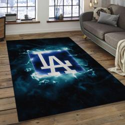 MLB Los Angeles Dodgers Baseball Team Logo Rectangle Area LAD45