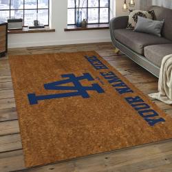 MLB Los Angeles Dodgers Baseball Team Logo Rectangle Area LAD52