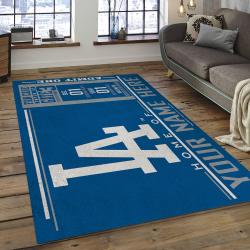 MLB Los Angeles Dodgers Baseball Team Logo Rectangle Area LAD54