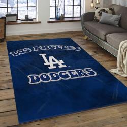 MLB Los Angeles Dodgers Baseball Team Logo Rectangle Area LAD57